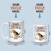 Keeping You Active, One Walk At A Time - Dog Personalized Custom Mug - Father's Day, Gift For Pet Owners, Pet Lovers