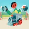 Kids Automatic Laying Domino Train