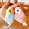 Kissing Couple Bird Plush Keychain Romantic Gift for Couples