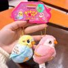 Kissing Couple Bird Plush Keychain Romantic Gift for Couples