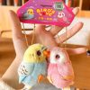 Kissing Couple Bird Plush Keychain Romantic Gift for Couples