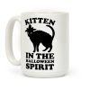 Kitten In The Halloween Spirit Coffee Mug