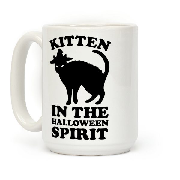 Kitten In The Halloween Spirit Coffee Mug