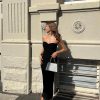 Knit Twisted Tube Midi Dress