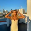 Knit Twisted Tube Midi Dress