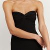Knit Twisted Tube Midi Dress