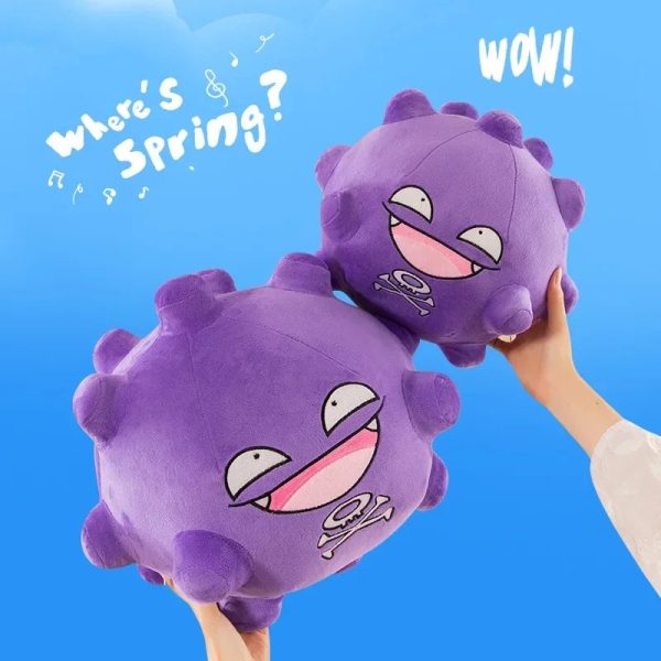 Koffing Pokemon Plush – Large Soft Anime Doll for Kids