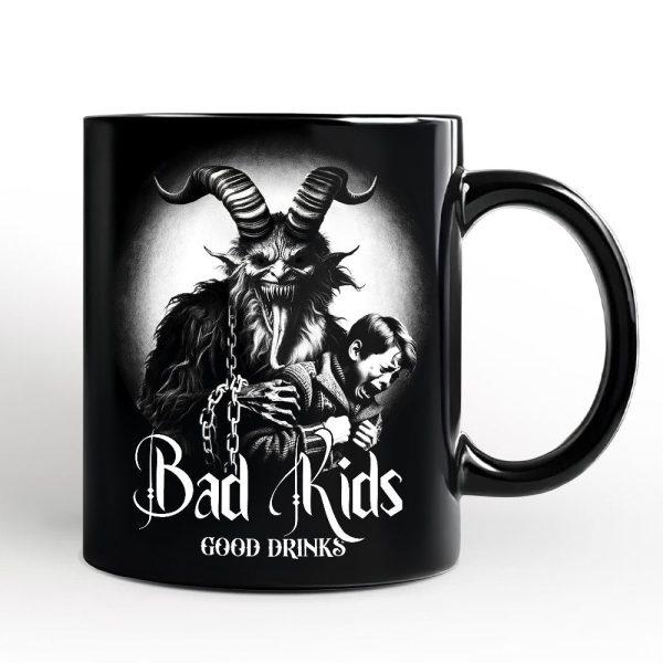 Krampus Spooky Portrait Personalized Mug Horror Villain Theme Halloween Gift with Custom Name