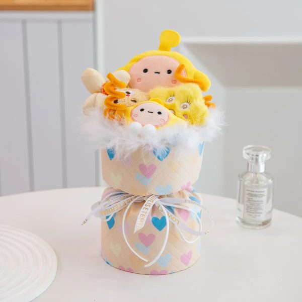 Kuromi Plush Flower Bouquet Kawaii Stuffed Doll