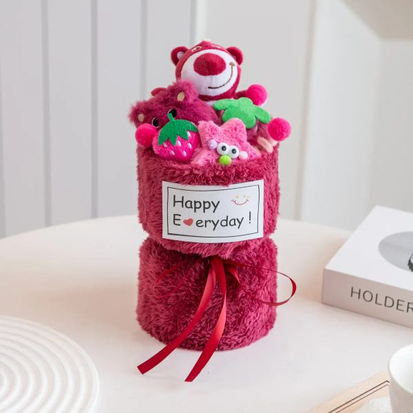 Kuromi Plush Flower Bouquet Kawaii Stuffed Doll