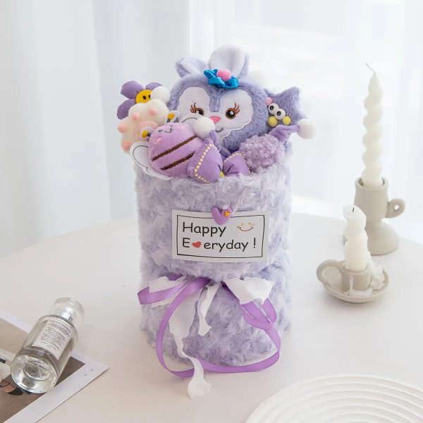 Kuromi Plush Flower Bouquet Kawaii Stuffed Doll