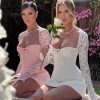 Lace Sheer Long Sleeve Mini Dresses