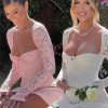 Lace Sheer Long Sleeve Mini Dresses