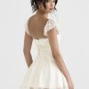 Lace Strap Sleeveless Loose Mini Dresses
