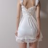 Lace Strap Sleeveless Loose Mini Dresses