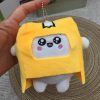Lanky Boxes Plush Keychain: Adorable Cartoon Animal Figures for Kids