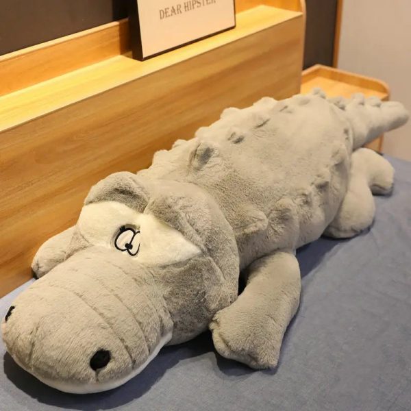 Large Alligator Plush Pillow Soft Stuffed Crocodile Toy 60 to 120cm