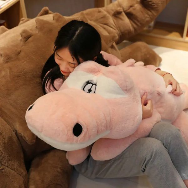 Large Alligator Plush Pillow Soft Stuffed Crocodile Toy 60 to 120cm
