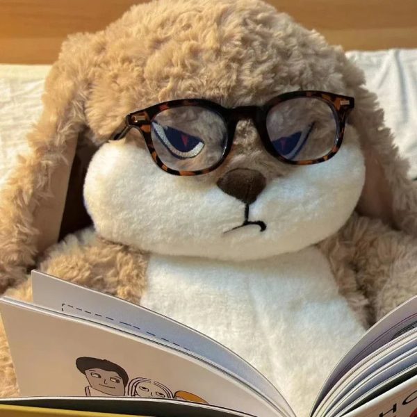 Large Angry Rabbit Plush Toy Soft Cute Stuffed Animal