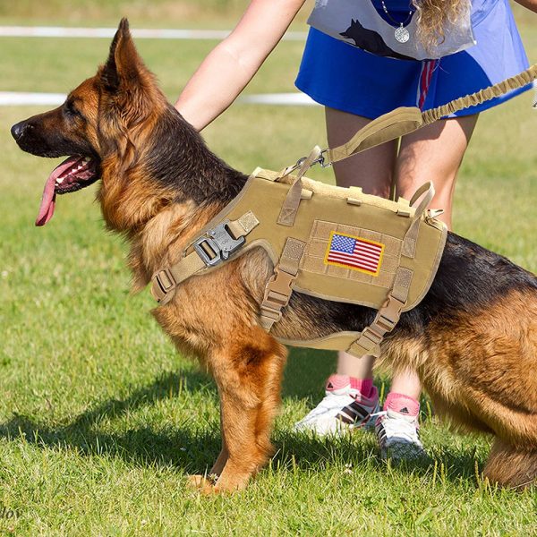 Large Dogs Training Harnesses With Pouches