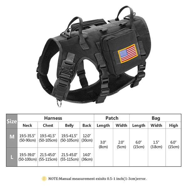 Large Dogs Training Harnesses With Pouches