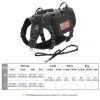 Large Dogs Training Harnesses With Pouches