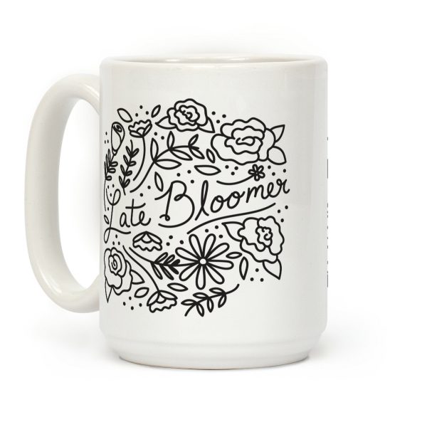 Late Bloomer Floral Coffee Mug