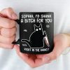 Laughter Here, Together Always - Friend Personalized Custom Black Mug - Christmas Gift For Best Friends, Sisters, Family Members, Coworkers