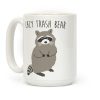 Lazy Trash Bear Coffee Mug