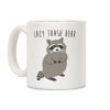 Lazy Trash Bear Coffee Mug