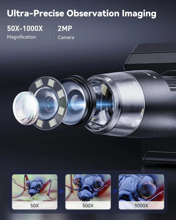 Lcd Digital Microscope With Stand