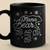 Lead With Love - Family Personalized Custom Black Mug - Mother's Day, Gift For Mom, Grandma