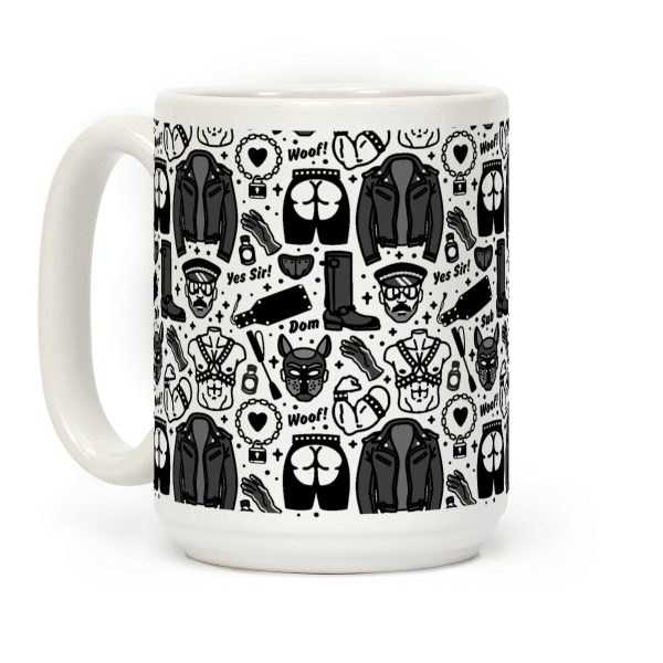 Leather Daddy Pattern Coffee Mug