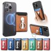 Leather Magsafe Phone Wallet Holder