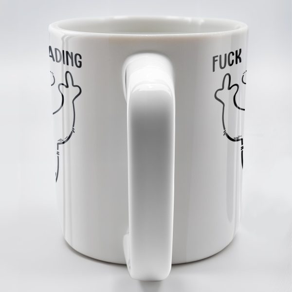 Leave Me Alone I'm Reading Angry Bear Design - Personalized Custom Coffee Mug - COL086_MG