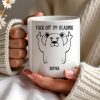 Leave Me Alone I'm Reading Angry Bear Design - Personalized Custom Coffee Mug - COL086_MG