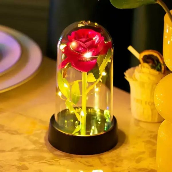LED Artificial Rose Flowers for Home and Party Decoration
