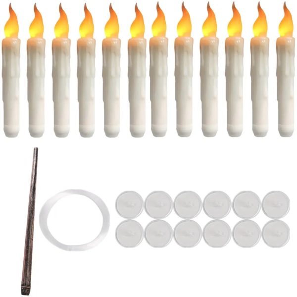 Led Candles With Magic Wand