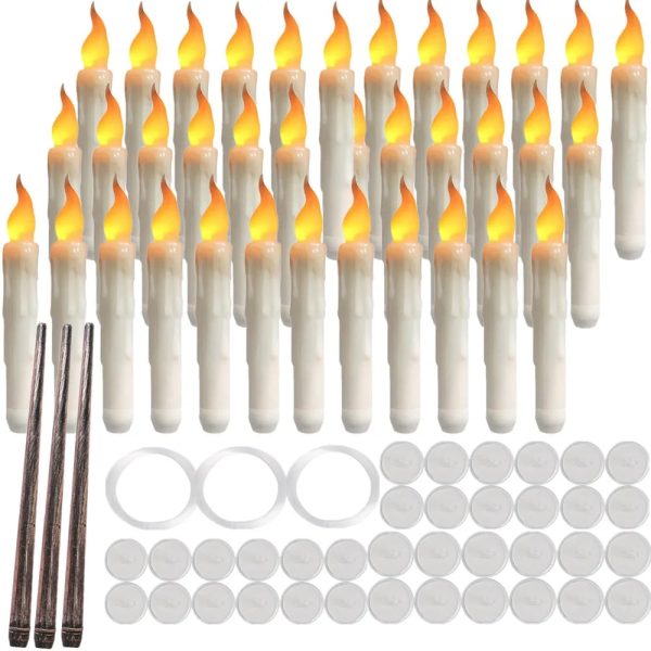 Led Candles With Magic Wand