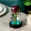 LED Eternal Rose in Glass Dome – Romantic Gift for Home