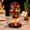 LED Galaxy Rose Night Light Artificial Flower Decor
