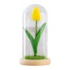 Led Glass Rose Tulip Ornament