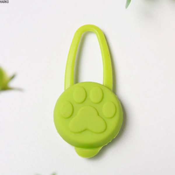 LED Glowing Dog Collar with Pendant Night Safety