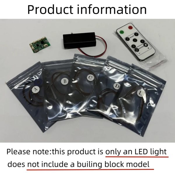 LED Light Kit For Avengers Tower Building Blocks