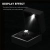 LED Light Ring Box Luxury Jewelry Case for Proposal