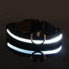LED Nylon Dog Collar Night Safety Flashing Glow Luminous