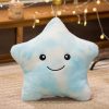LED Star Plush Toy Soft Stuffed Star Pillow for Kids and Home Decor