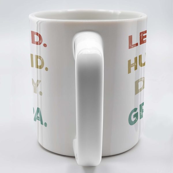 Legend Husband Daddy Grandpa Tribute Mug - Personalized Custom Coffee Mug - DAD027_MG