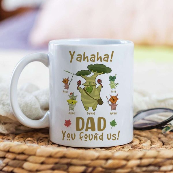 Legend Of Dad 02NAQN010623 Personalized Family Tumbler White Mug