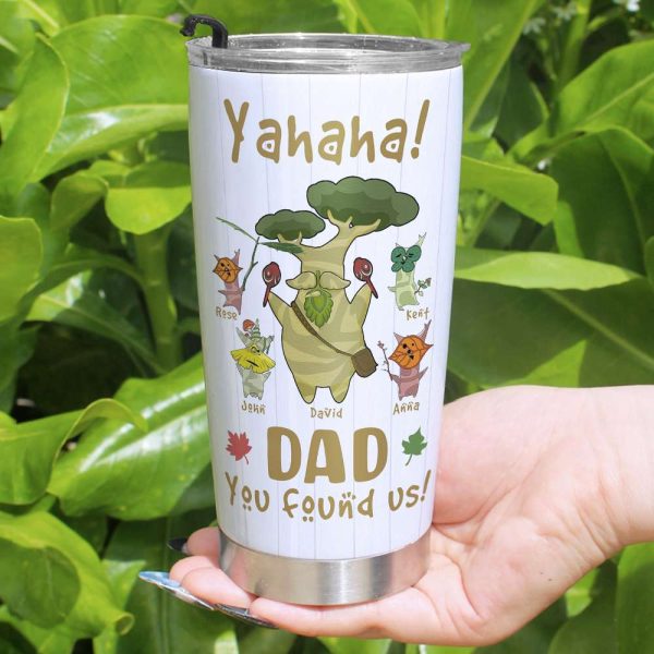 Legend Of Dad 02NAQN010623 Personalized Family Tumbler White Mug
